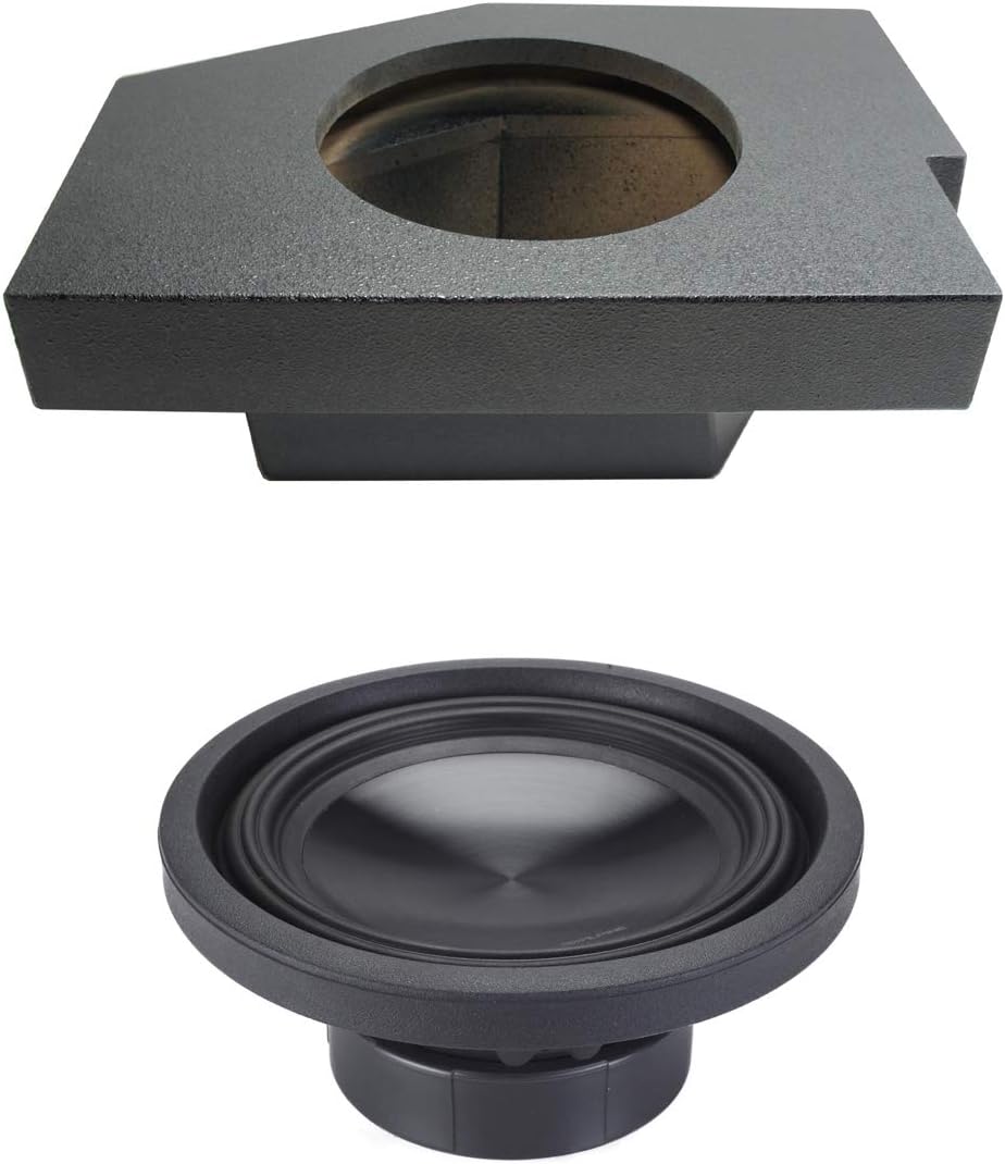 Alpine SWT-10S2 Single 10" Rhino Coated Sub Box Enclosure J9068