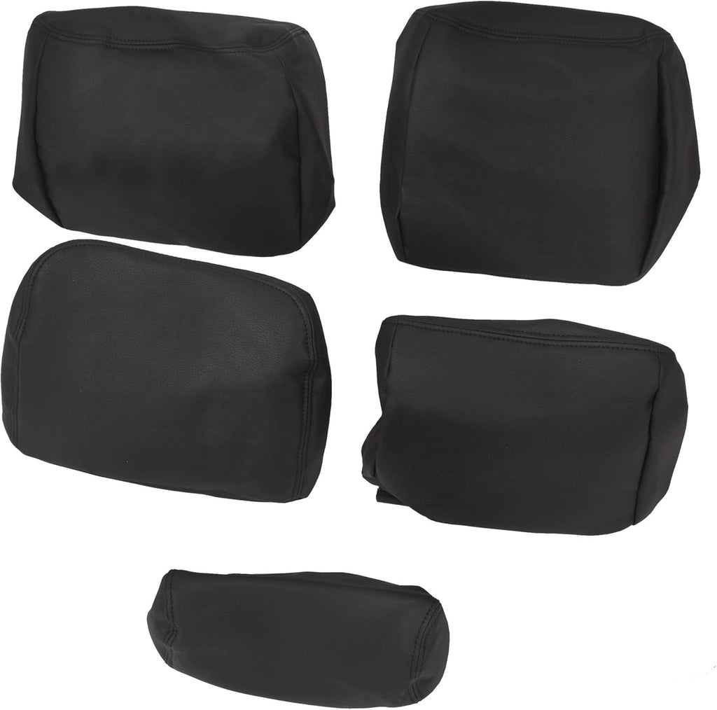 Black Leather Seat Covers V11151