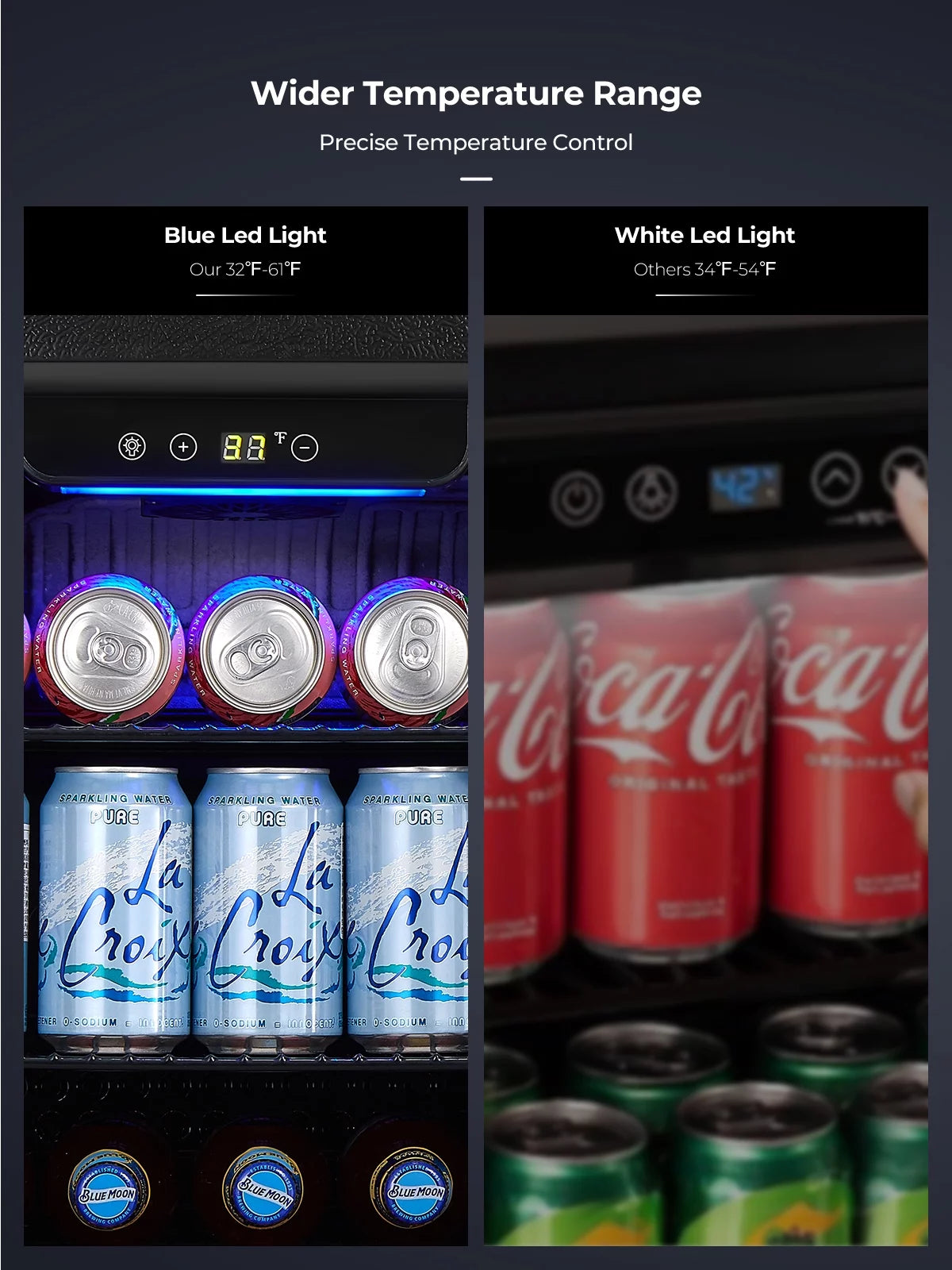 126 Can 3.2 Cu.ft Beverage Refrigerator Cooler X117726
