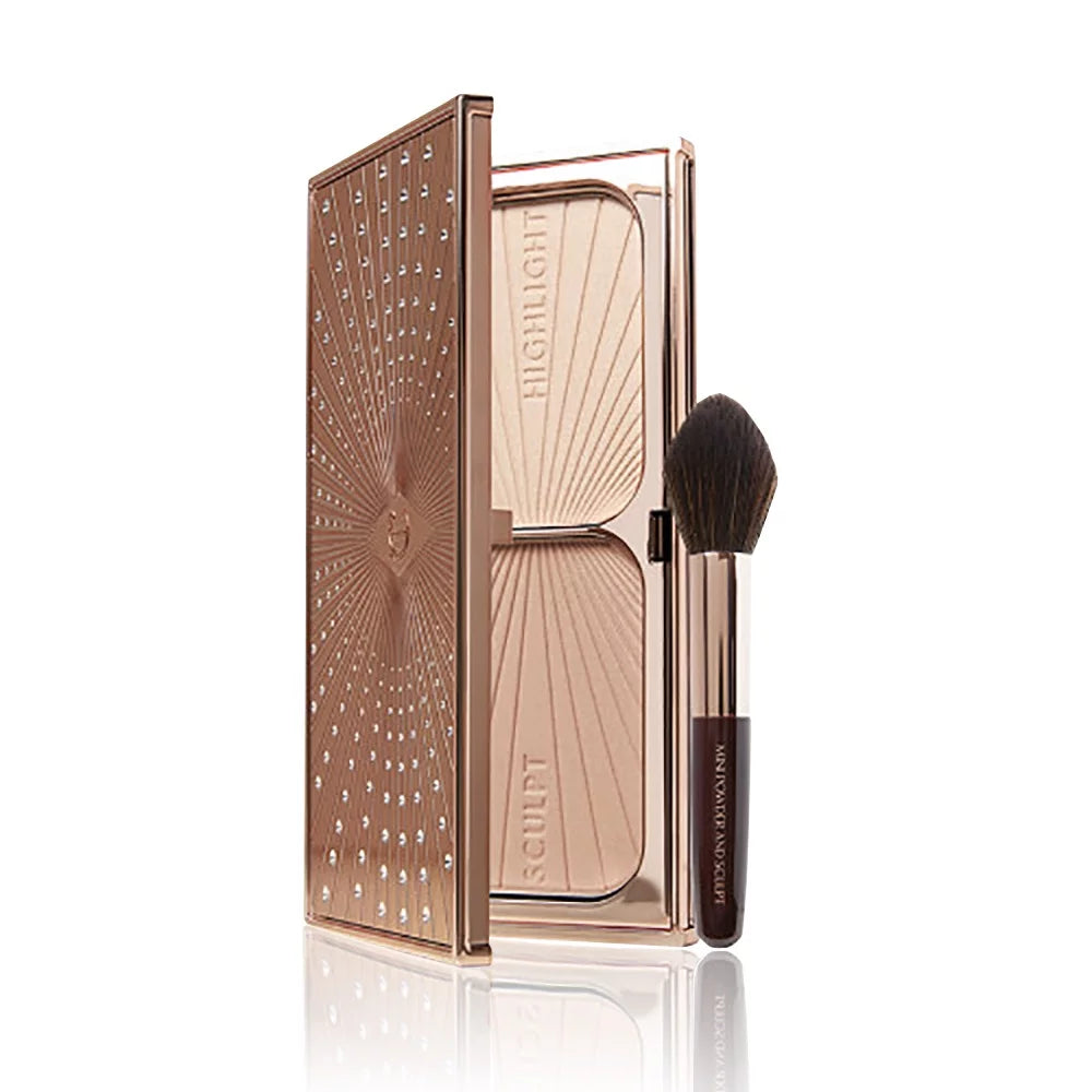 Bronze & Glow Bronzer Highlighter Face Palette Z7415