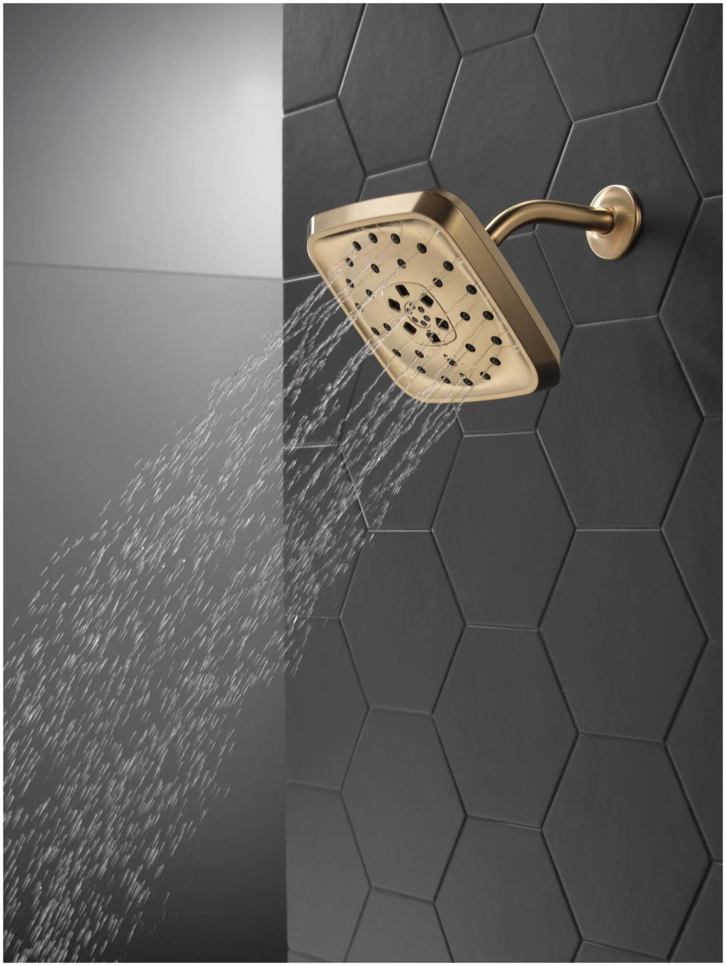 Square 1.75 GPM Multi Function Rain Shower Head T87710