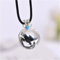 Natural Stone Crystal Pendant Ball Polishing Energy Bead Healing Stone Raw Quartz M902473