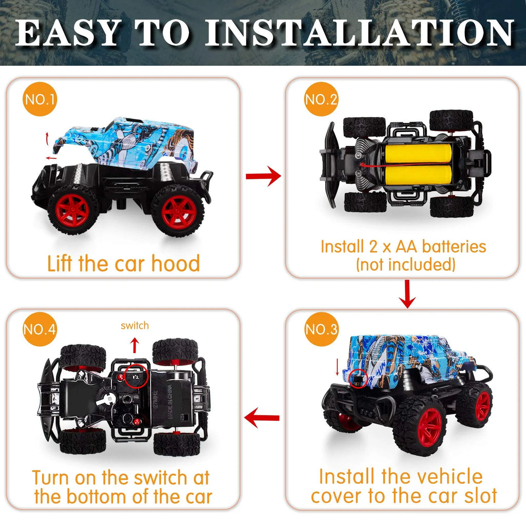Remote Control Car Toys Monster Trucks D347283