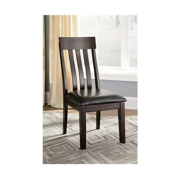 Dark Brown Dining Uph Side Chair Set of 2 V68456