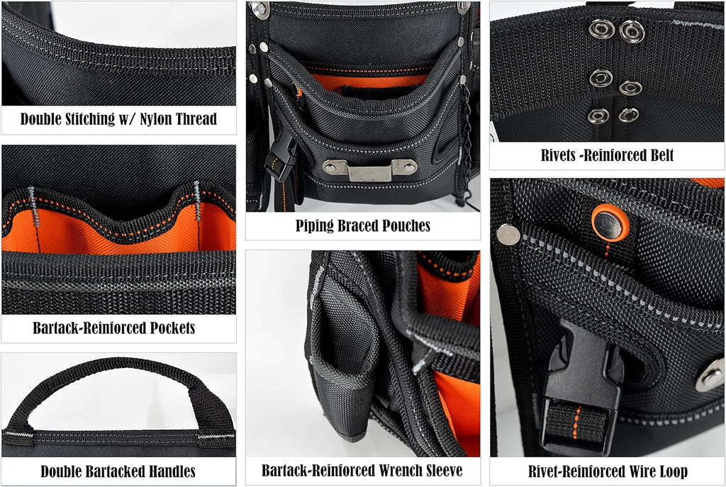 Heavy-Duty Electrician Tool Belt Y3852