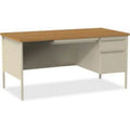 Oak Putty Right-Pedestal Desk N748765