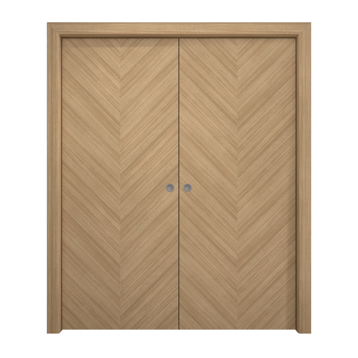 Solid Wood Sliding French Double Pocket Doors 36 x 80 inches H8479