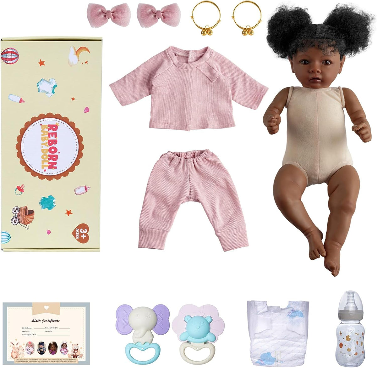 20 Inch Soft Body Realistic Newborn Baby Doll with Clothes H2266