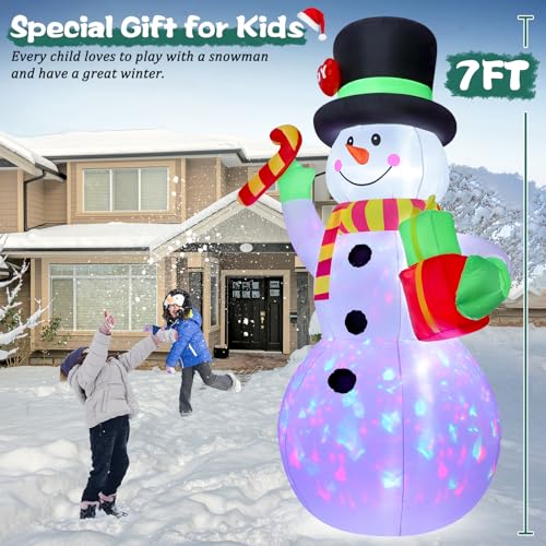 10 FT Christmas Inflatable Santa Claus with LED Lights Y77387