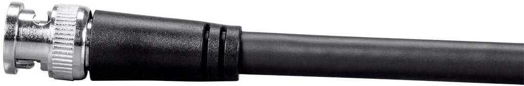 25 Feet Black RG6 BNC Cable K1238