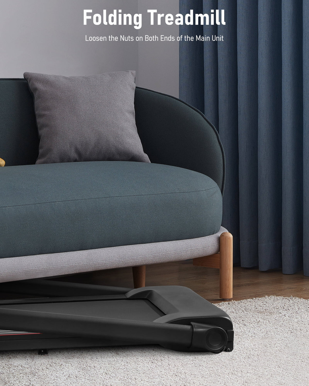 Folding Electric Treadmill with Bluetooth O855