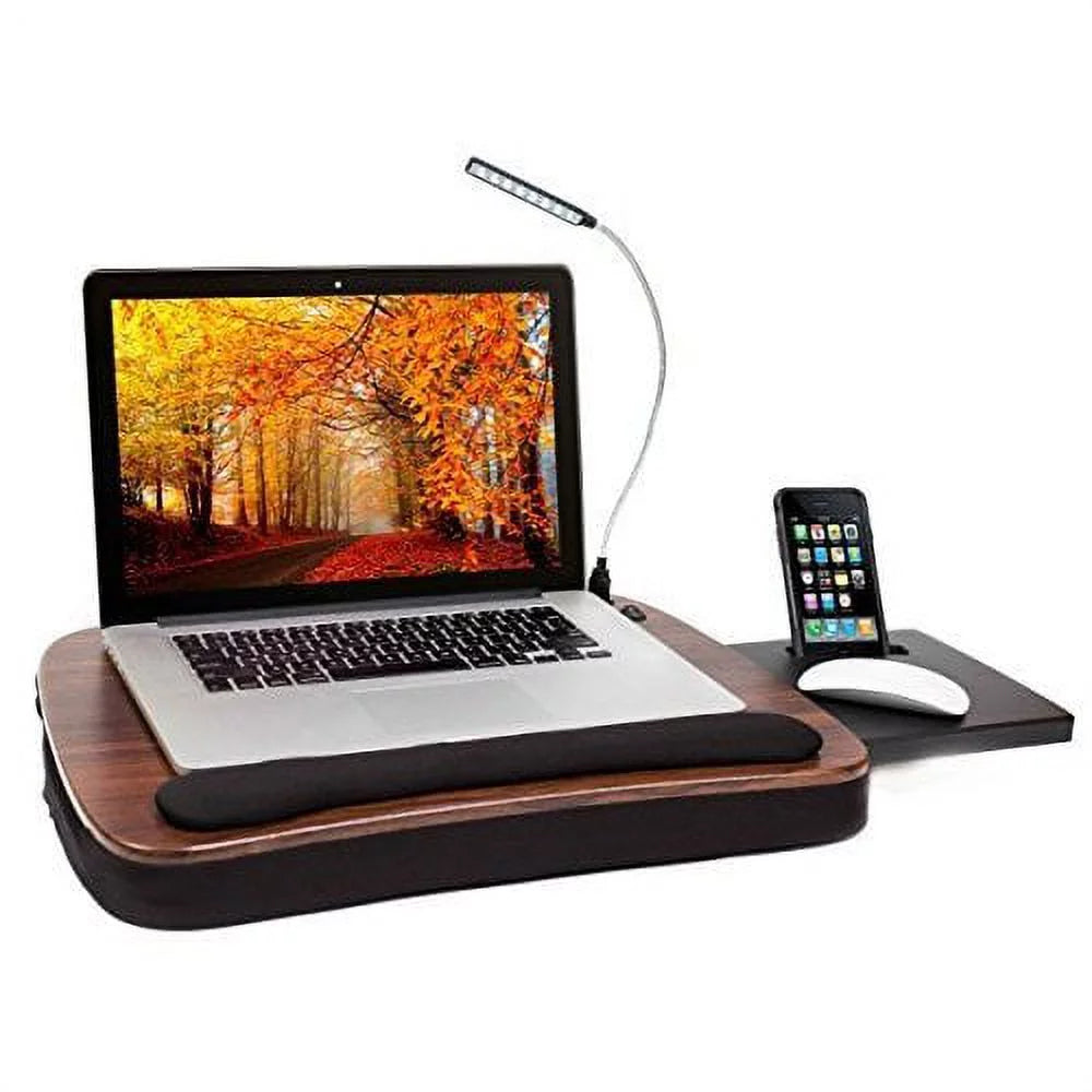 Memory Foam Lap Desk with USB Light R7659