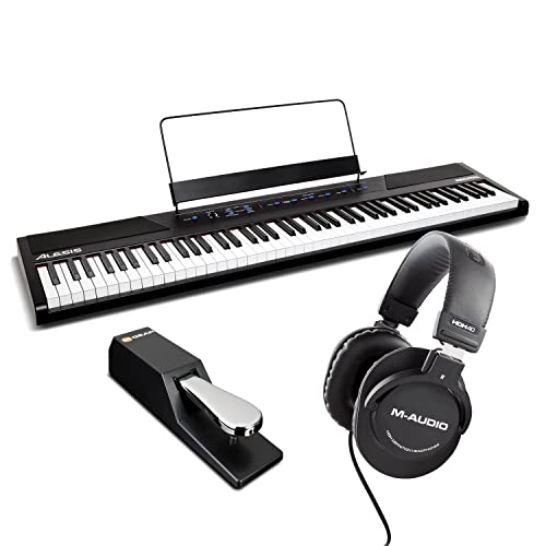 88 Key Digital Piano Keyboard with Semi Weighted Keys B827483