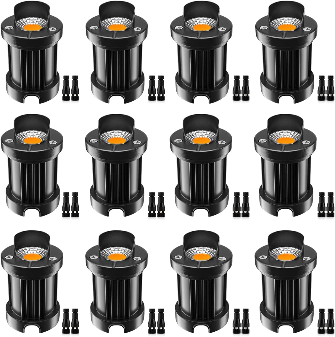 10W LED Low Voltage Landscape Lights 12 Pack U1414