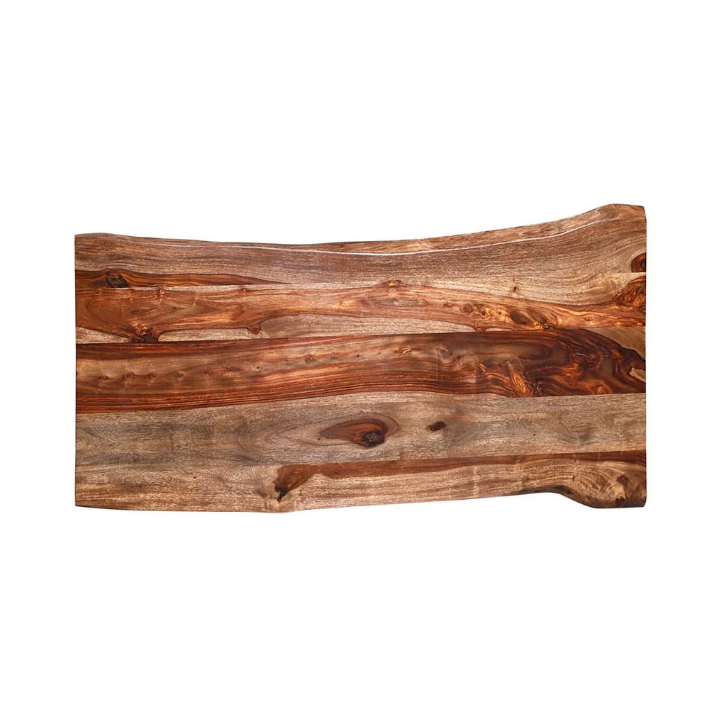Solid Sheesham Wood Live Edge Coffee Table J249470