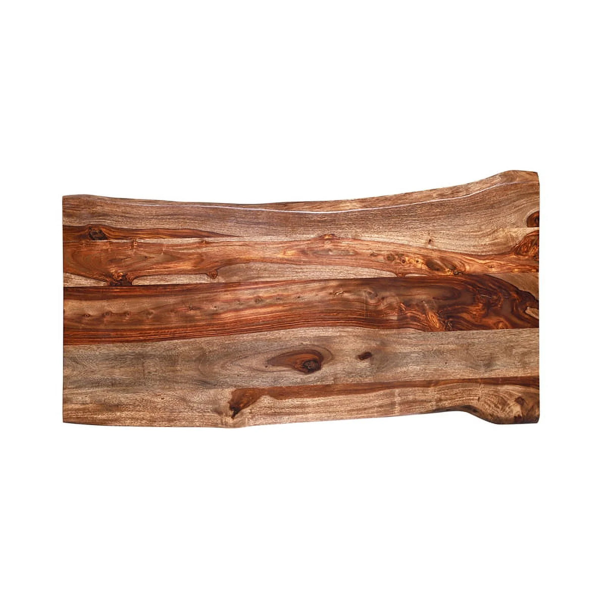 Solid Sheesham Wood Live Edge Coffee Table J249470
