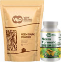 Neem Bark Powder and Neem Turmeric Bundle N253008