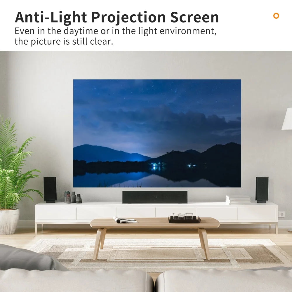Projection Screen Movie Screen 16 9 3d 4k 1080p Indoor Theater C946