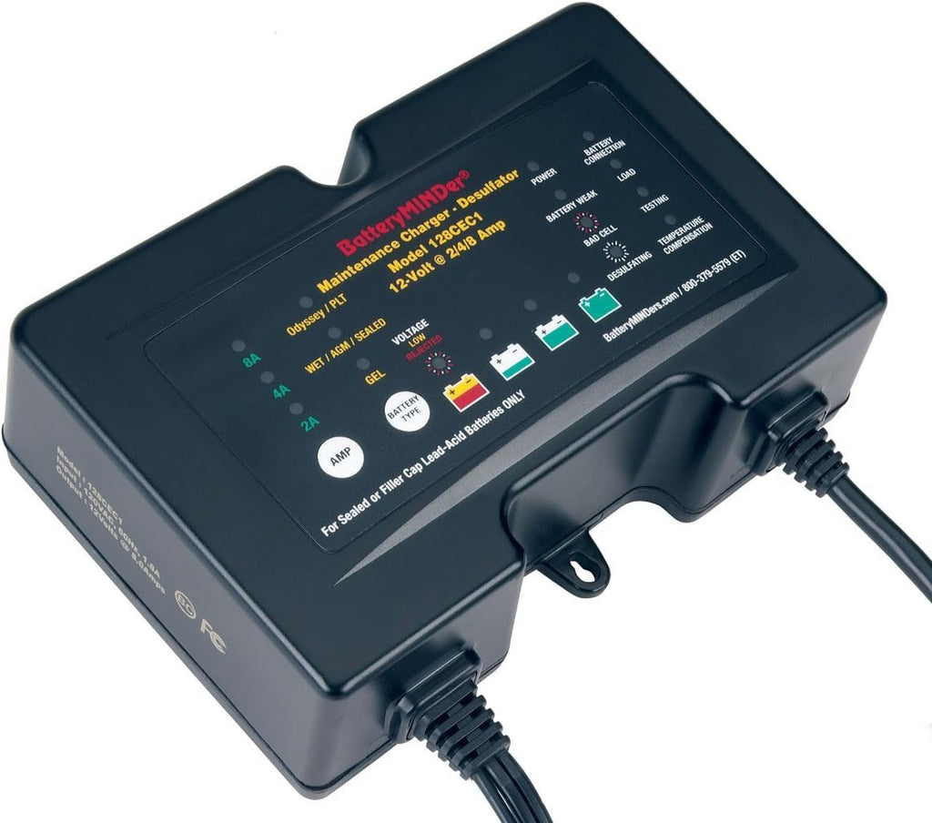 12 Volt 2/4/8 AMP Battery Charger, Maintainer, and Desulfator U560721