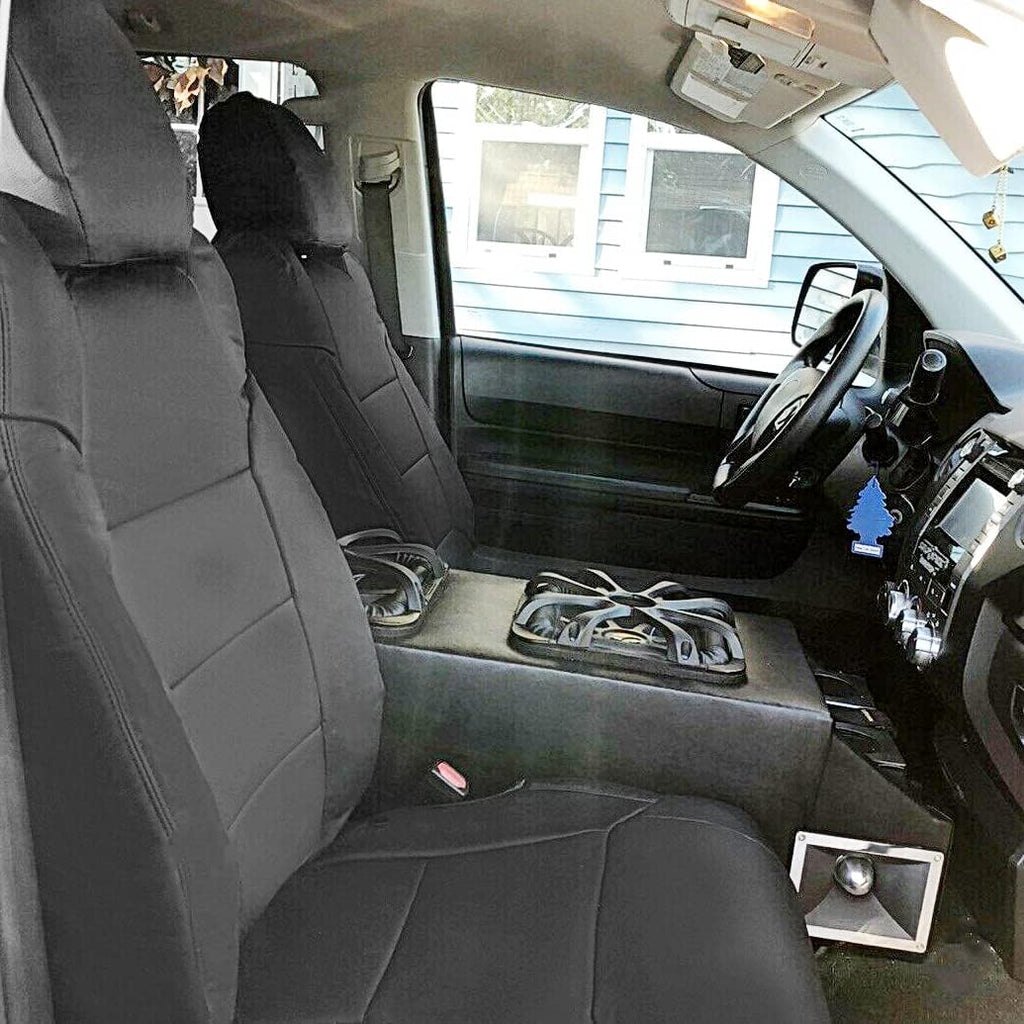 Black Leather Seat Covers V11151