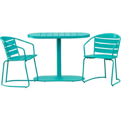Teal 3 Piece Bistro Set H628