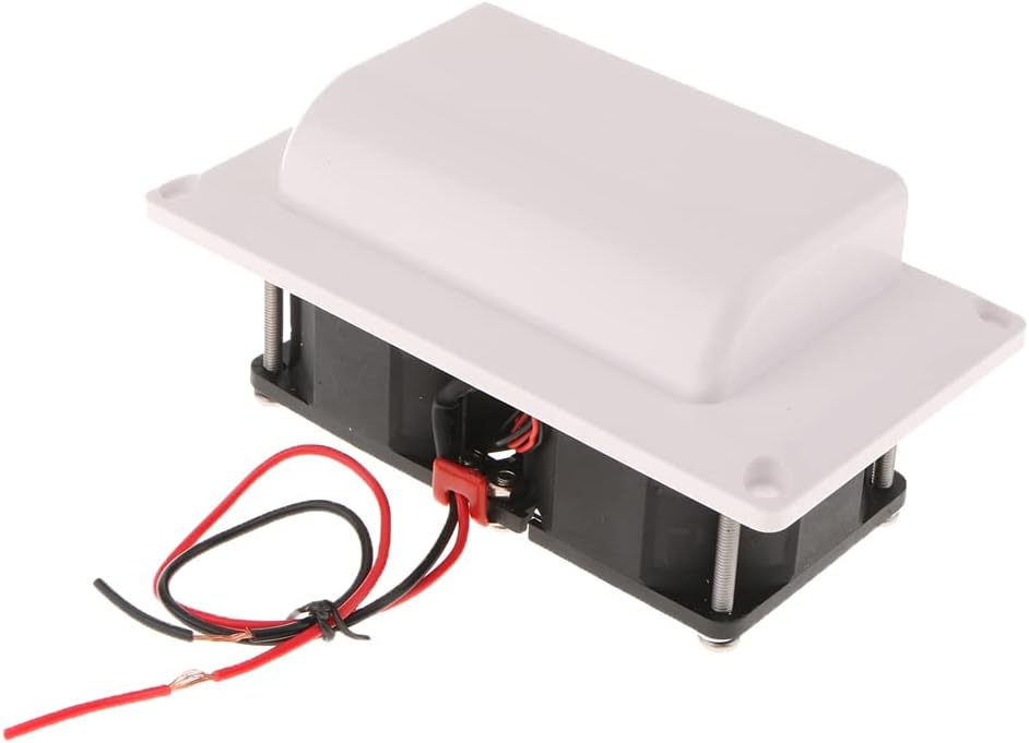 White 25W RV Side Air Vent Exhaust Fan T191