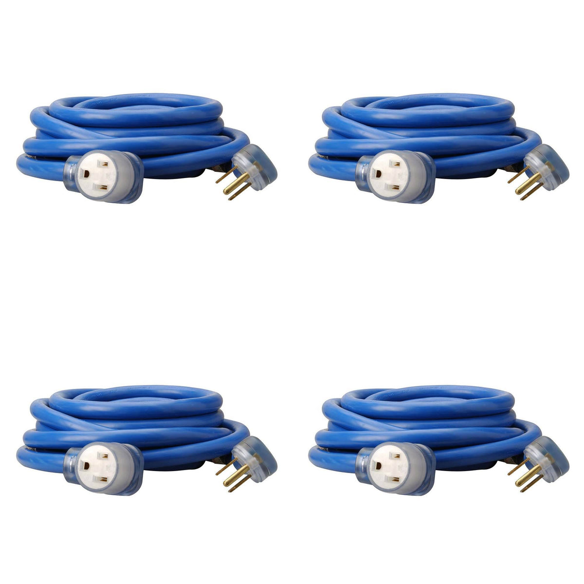 25 ft Weather Resistant Electrical Extension Cord 4 Pack Q29377