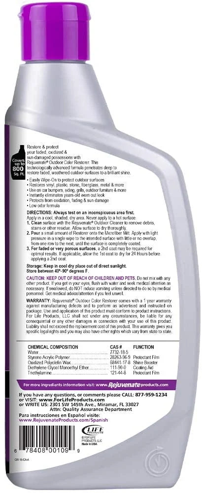 16 oz Outdoor Color Restorer U631026