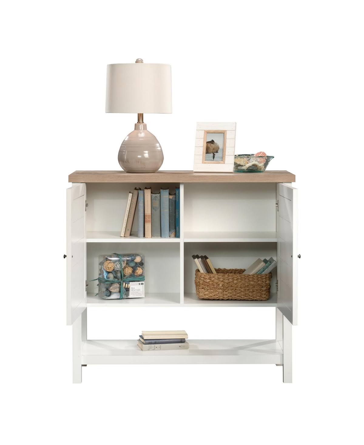 Soft White Storage Cabinet A327