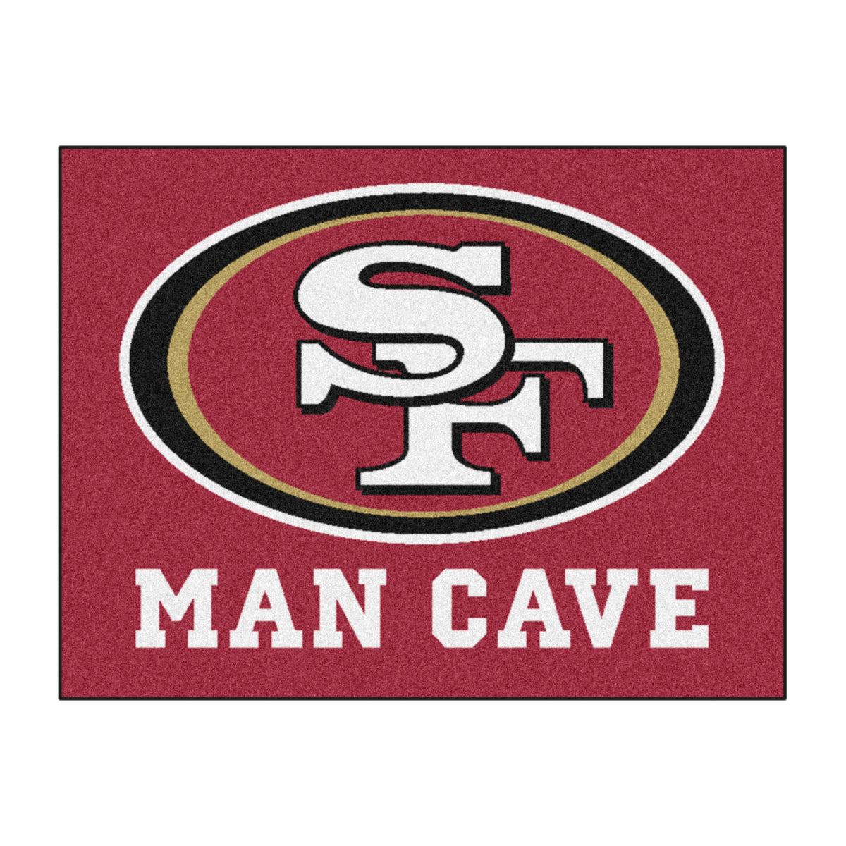 49ers Man Cave Mat W641