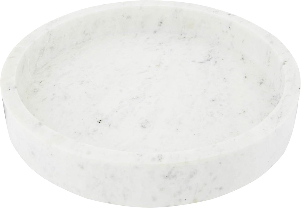 8 Round Carved Marble Tray T97255