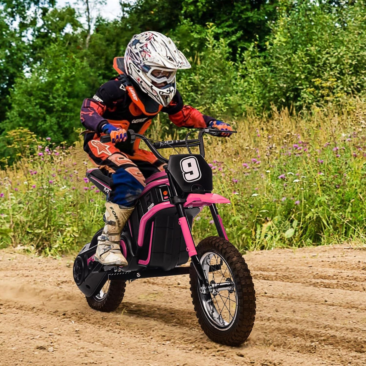 24V Electric Dirt Bike, Pink E584