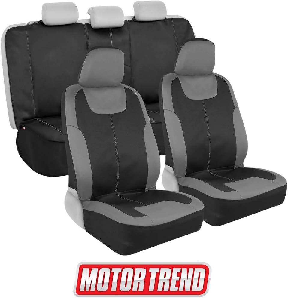 Gray Car Seat Covers Full Set P48878