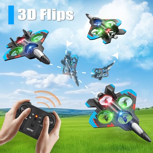 Foam Remote Control Airplane RC Plane Fighter Jet with Light V364394