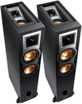 Black Floorstanding Speakers, Pair O5409