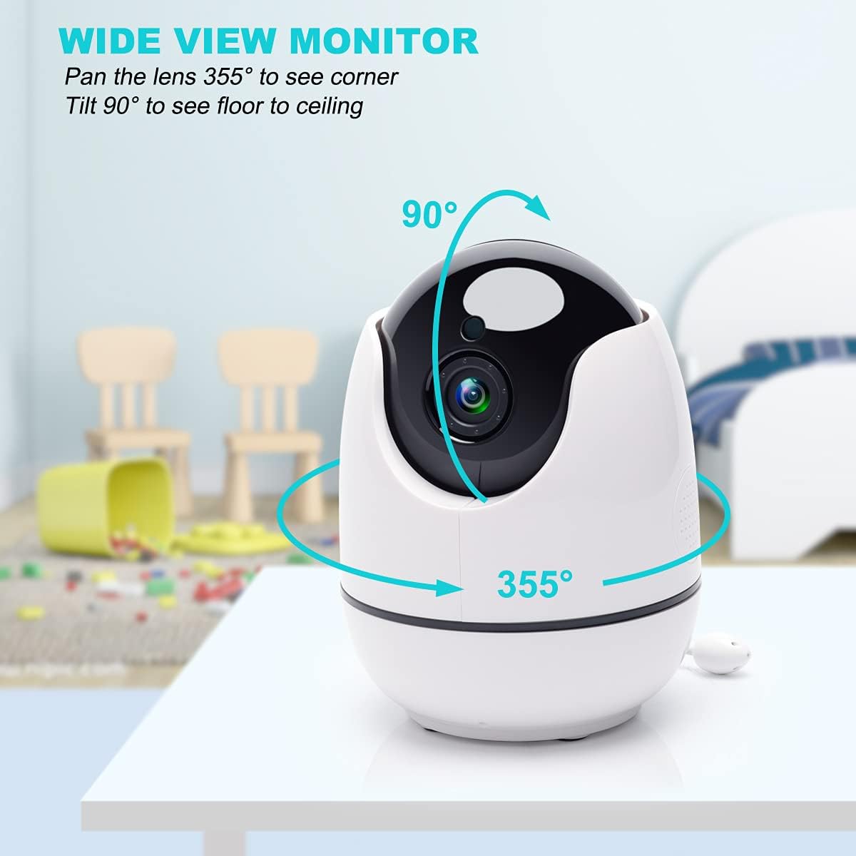 Video Baby Monitor with Camera and Audio 720P HD 5.5 Display Q5840