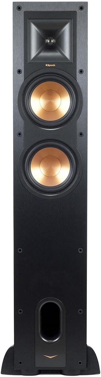 Black Floorstanding Speakers, Pair O5409