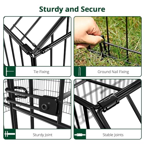 130"×40"×40" Outdoor Metal Chicken Coop L18410