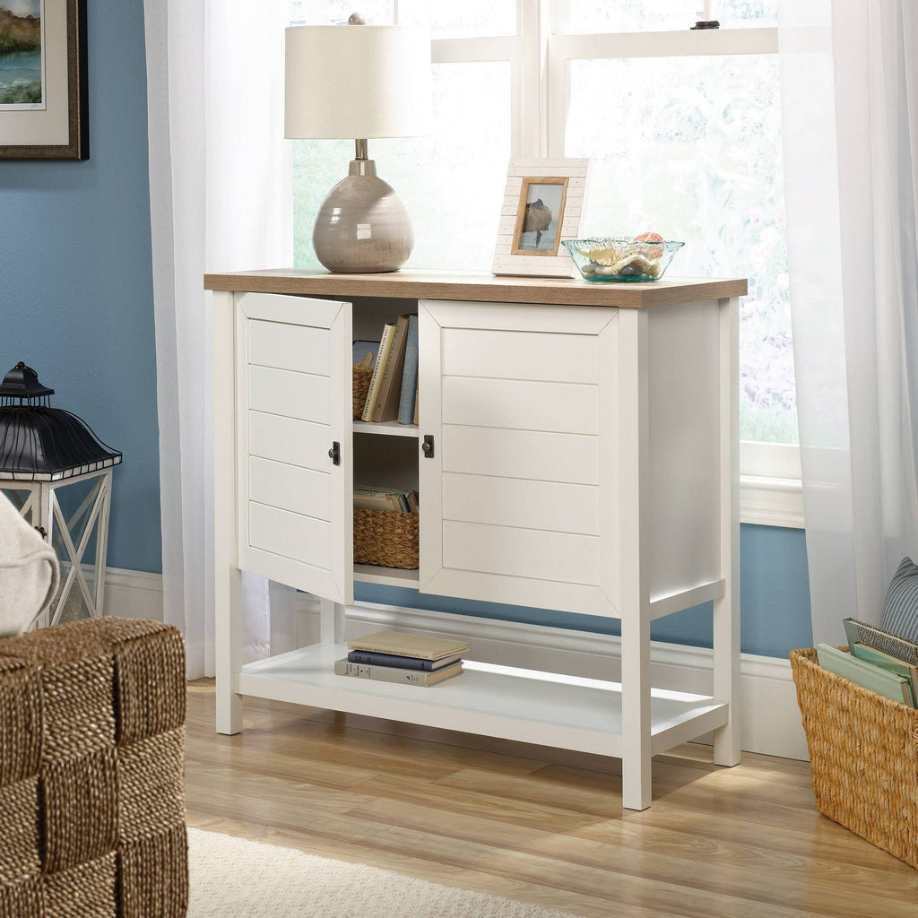 Soft White Storage Cabinet A327