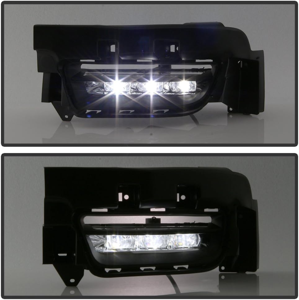 LED Fog Lights Bumper Lamps with Switch Assembly A3258