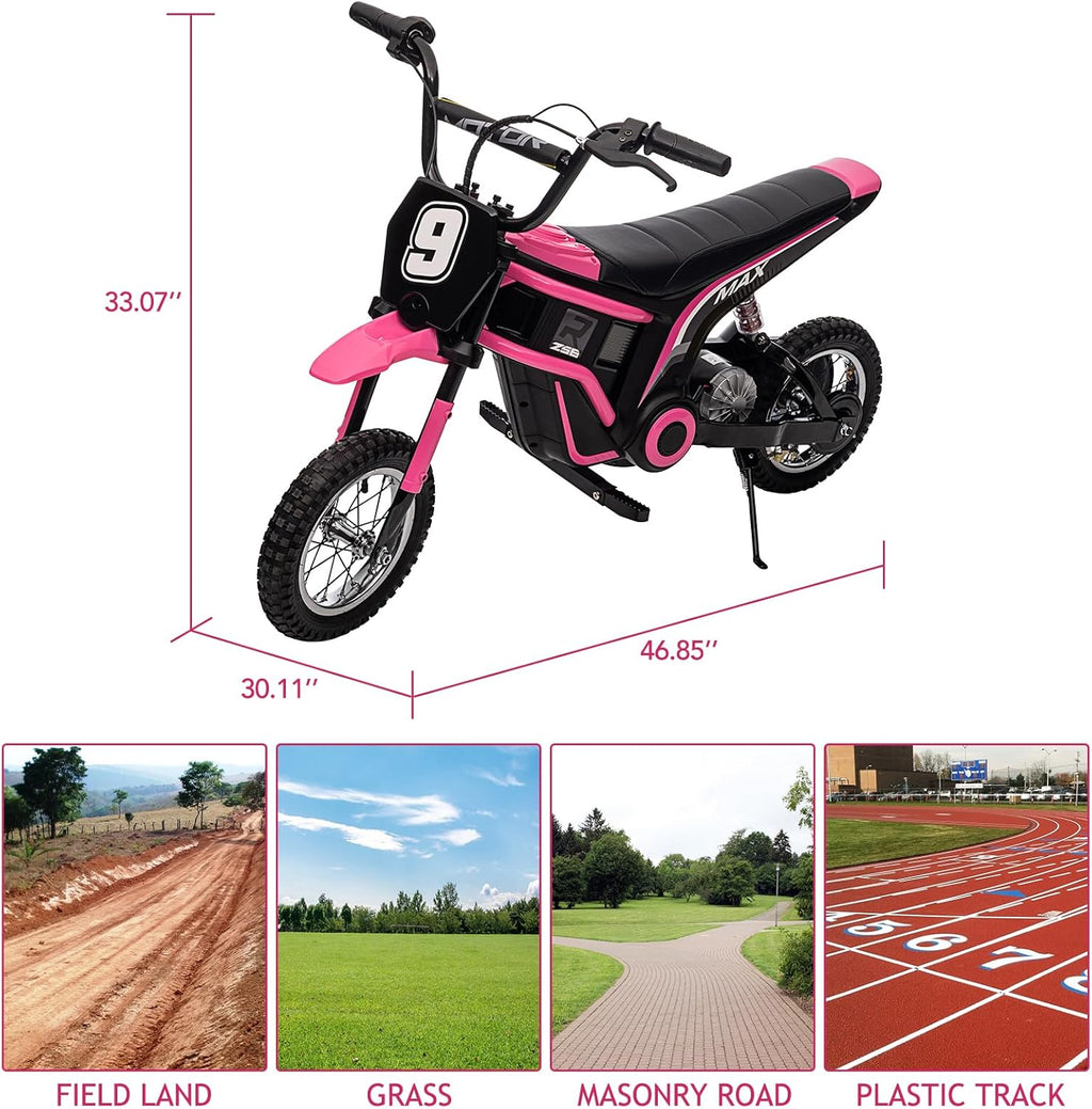 24V Electric Dirt Bike, Pink E584