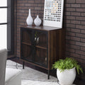 30 Inch Dark Walnut Storage Cabinet I46845