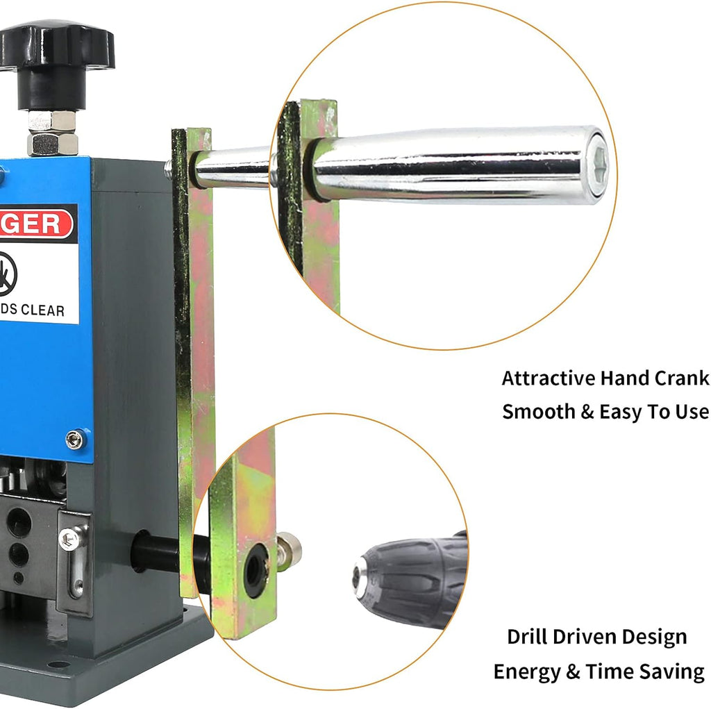 Manual Wire Stripping Machine with Hand Crank W2797