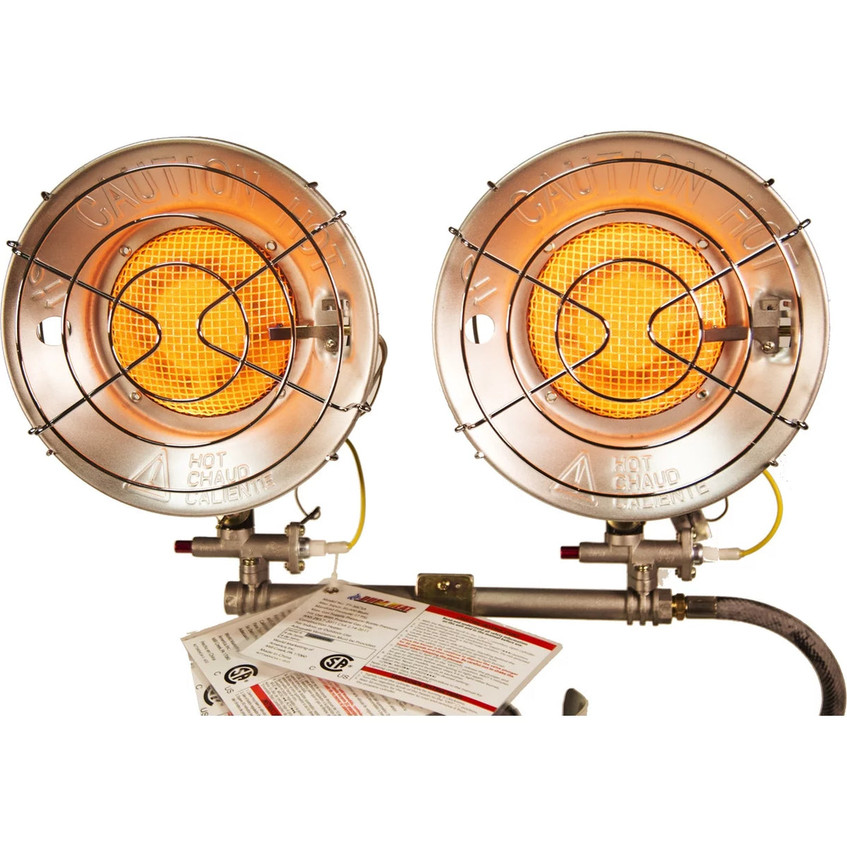 Double Burner Outdoor Propane Tank Top Radiant Heater B678