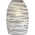 5 Glass Oval Pendant Shade T4862