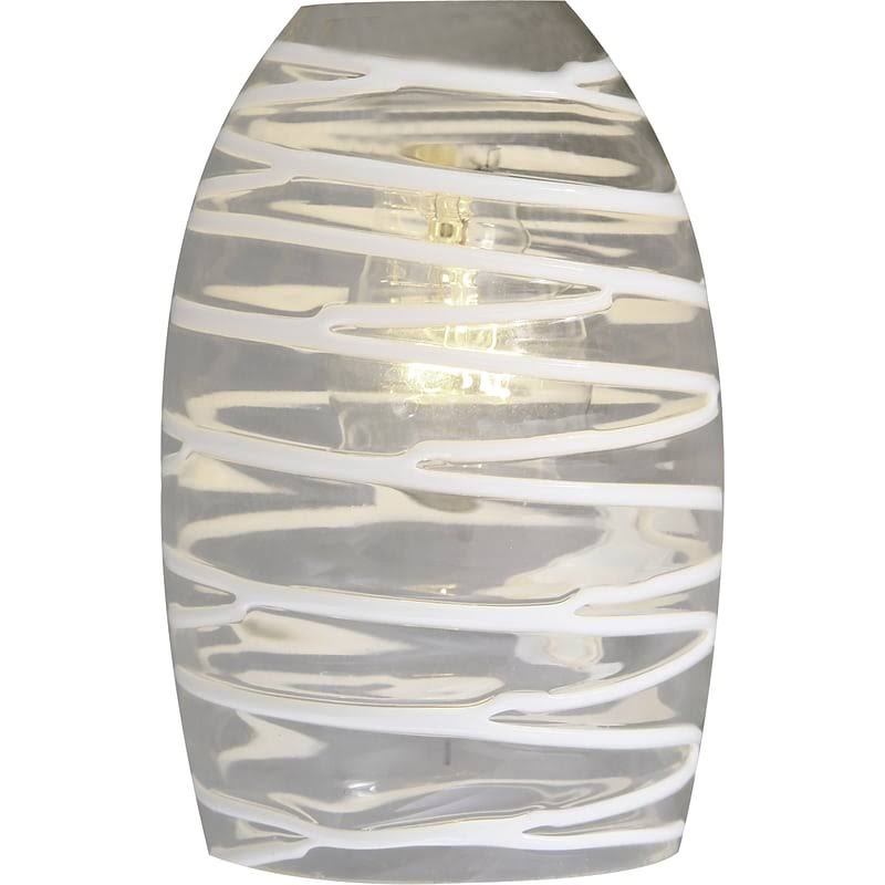 5 Glass Oval Pendant Shade T4862