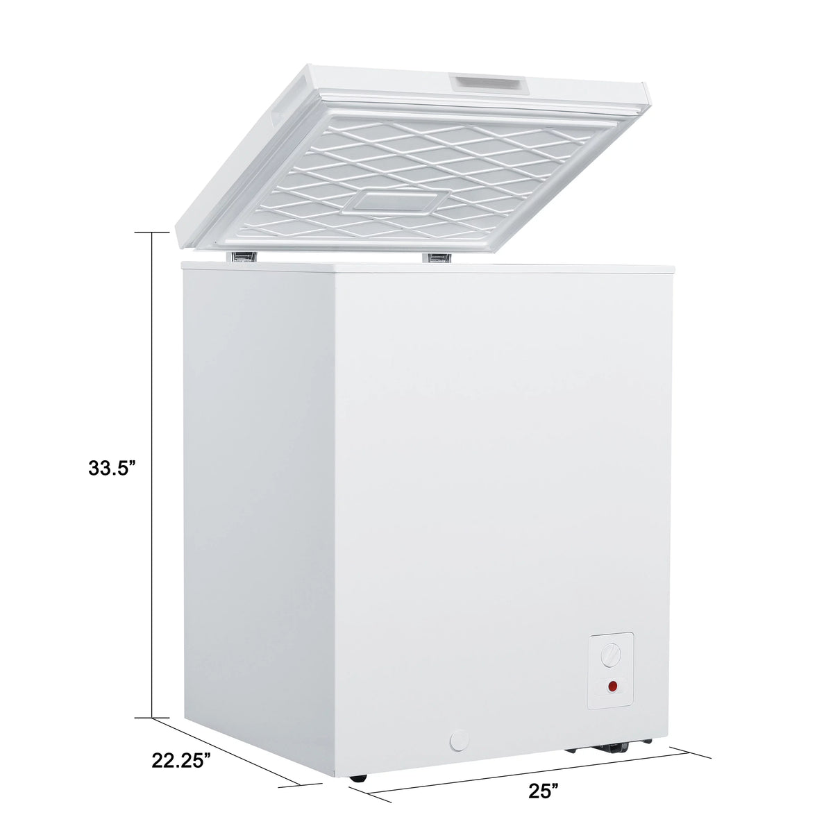 White 5.0 Cu. Ft. Freezer Chest P1533