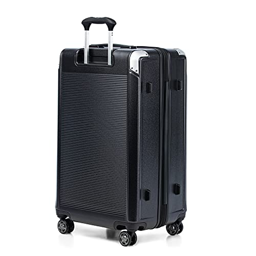 True Navy Blue 28-Inch Hardside Polycarbonate Expandable Checked Suitcase V43494