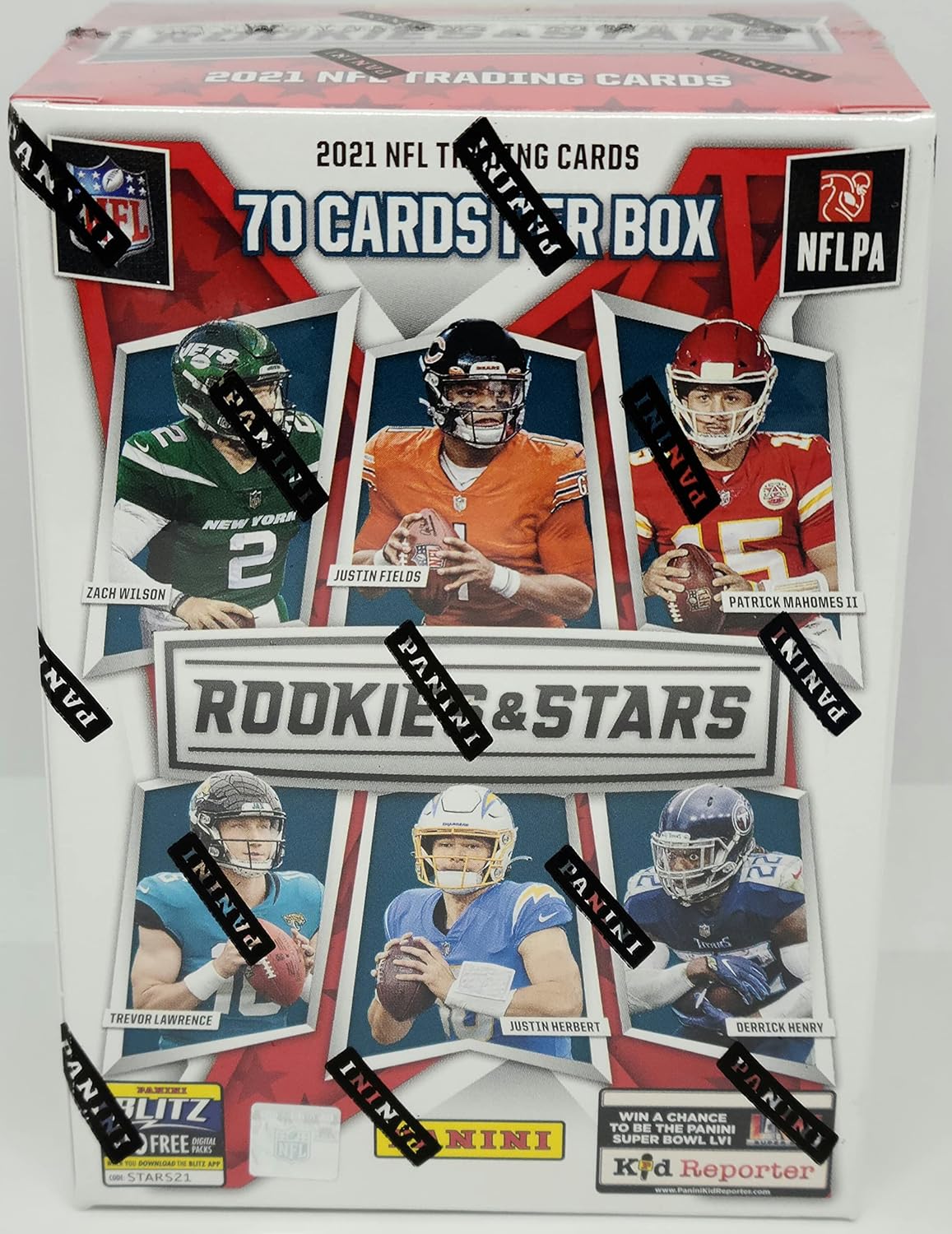 70 Cards Football Trading Cards Blaster Box E3649