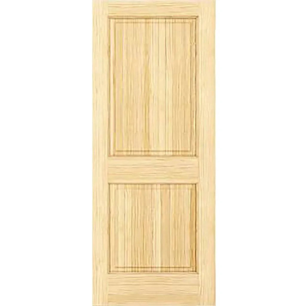 Paneled Solid Wood Unfinished Standard Door J9389